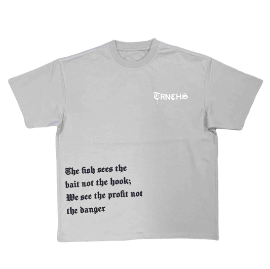 TRNCH - "PROFIT" Grey Tee