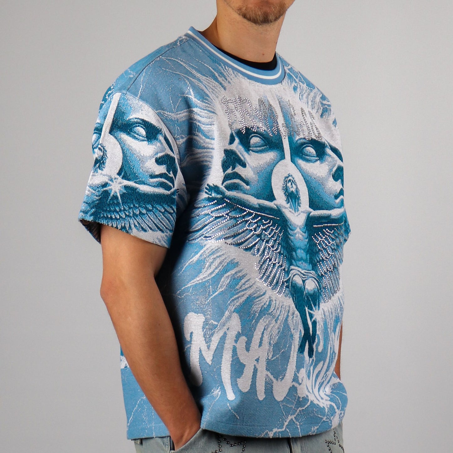 Majestik - Tapestry Cropped Tee