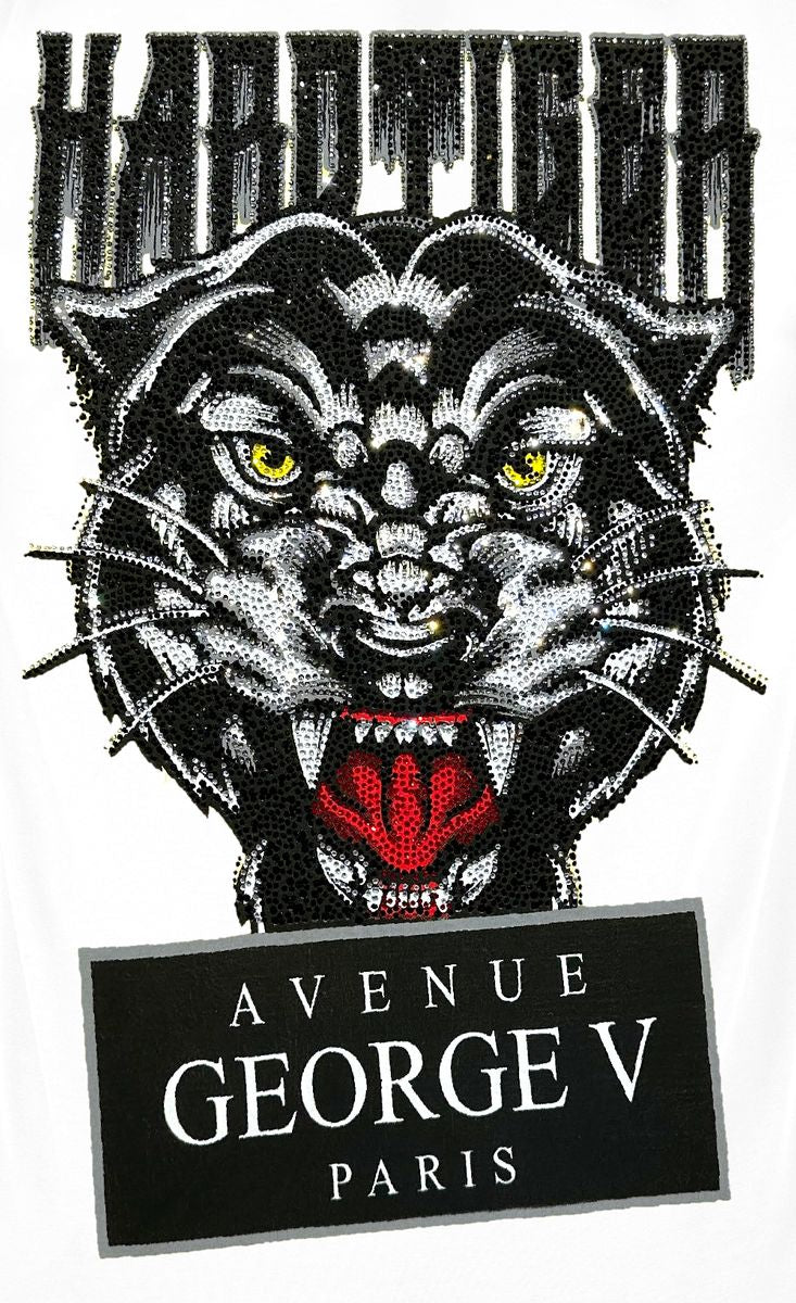 George V - Jaguar Rhinestone T-Shirt