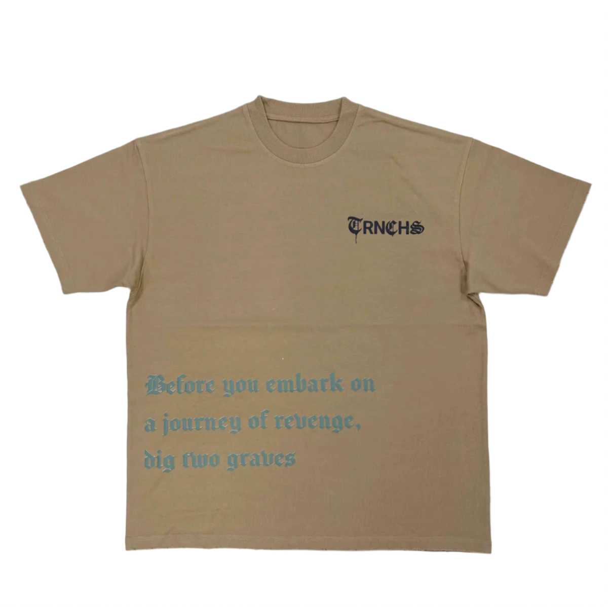 TRNCHS - "TWO GRAVES" Khaki Tee