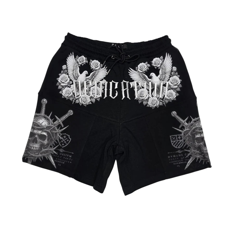 PBLK - FAITH, DOVE AND SKULL SHORT SET