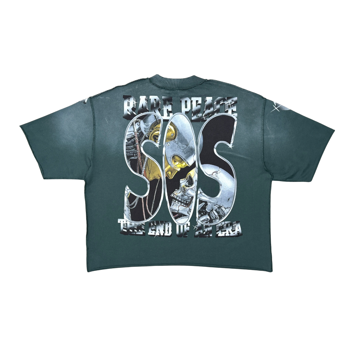 RAREPEACE - AI SKULL TEE W/ RHINESTONE DETAIL TEE