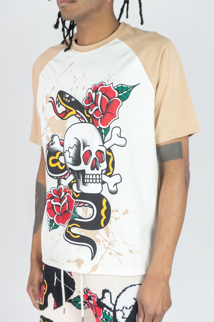 Rebel Minds - Serpent Skull Short Set