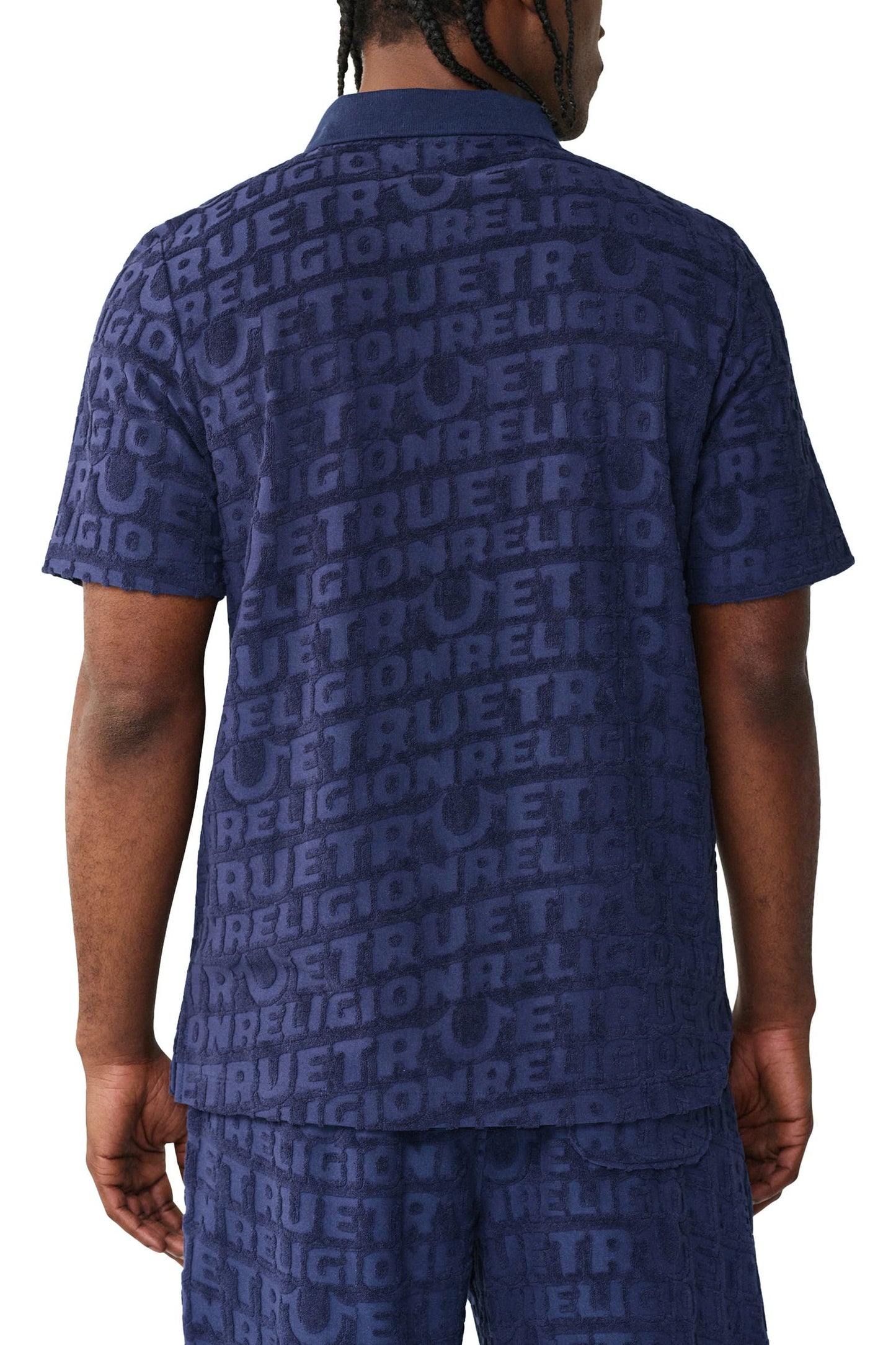 TRUE RELIGION- Logo Terry Knit Short Set