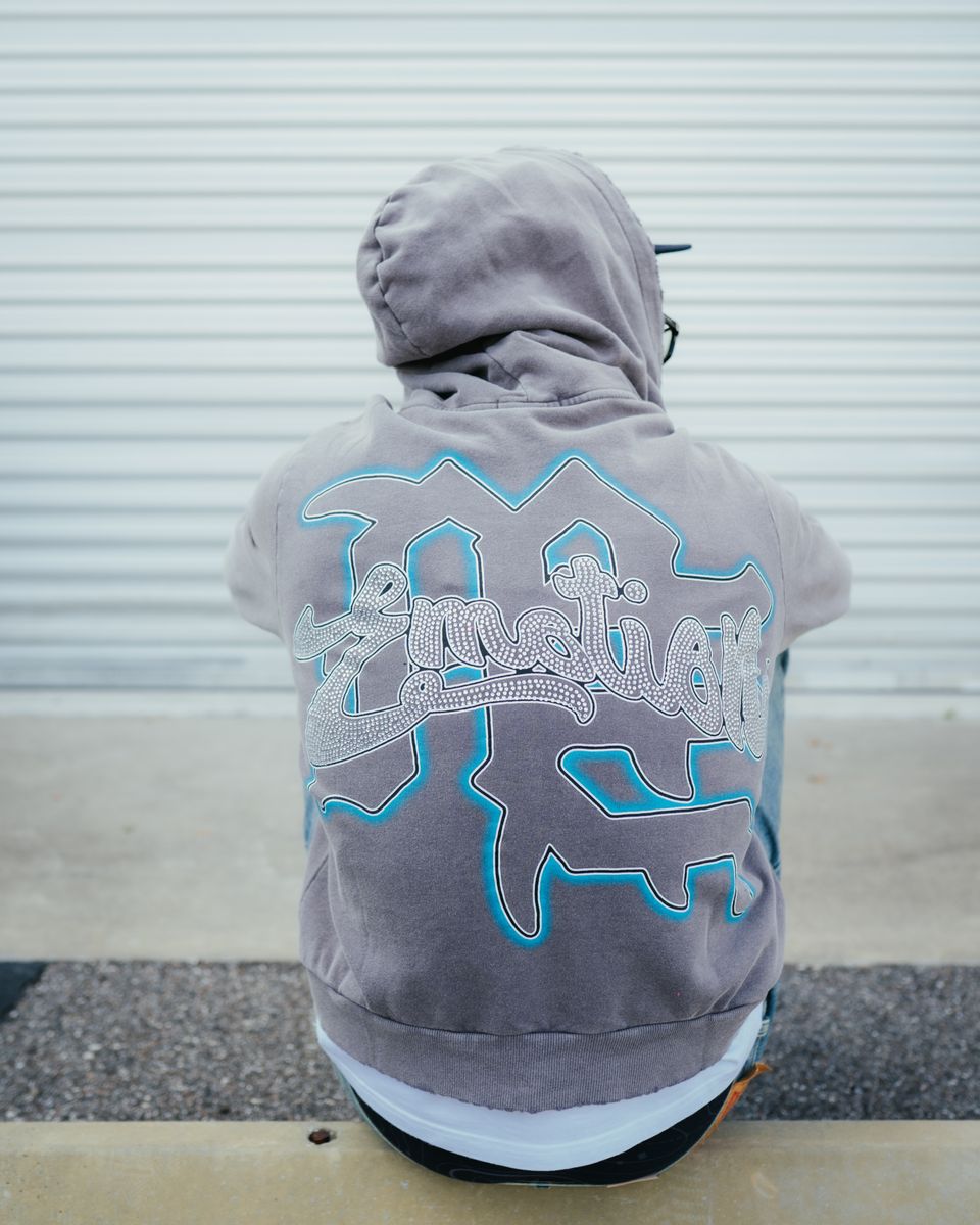 Mixed Emotion - "Angel" Rhinestone Hoodie