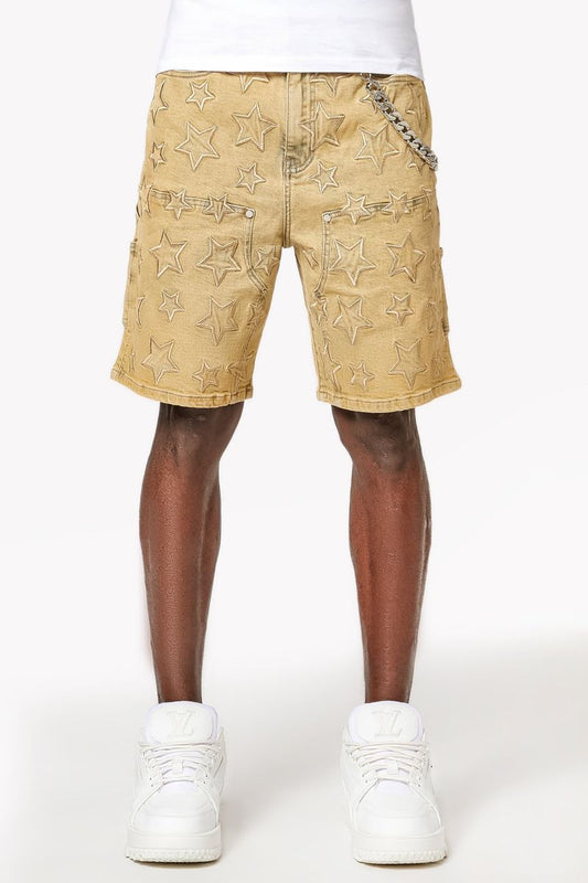 Guapi - Vintage Stars Denim Jean Shorts