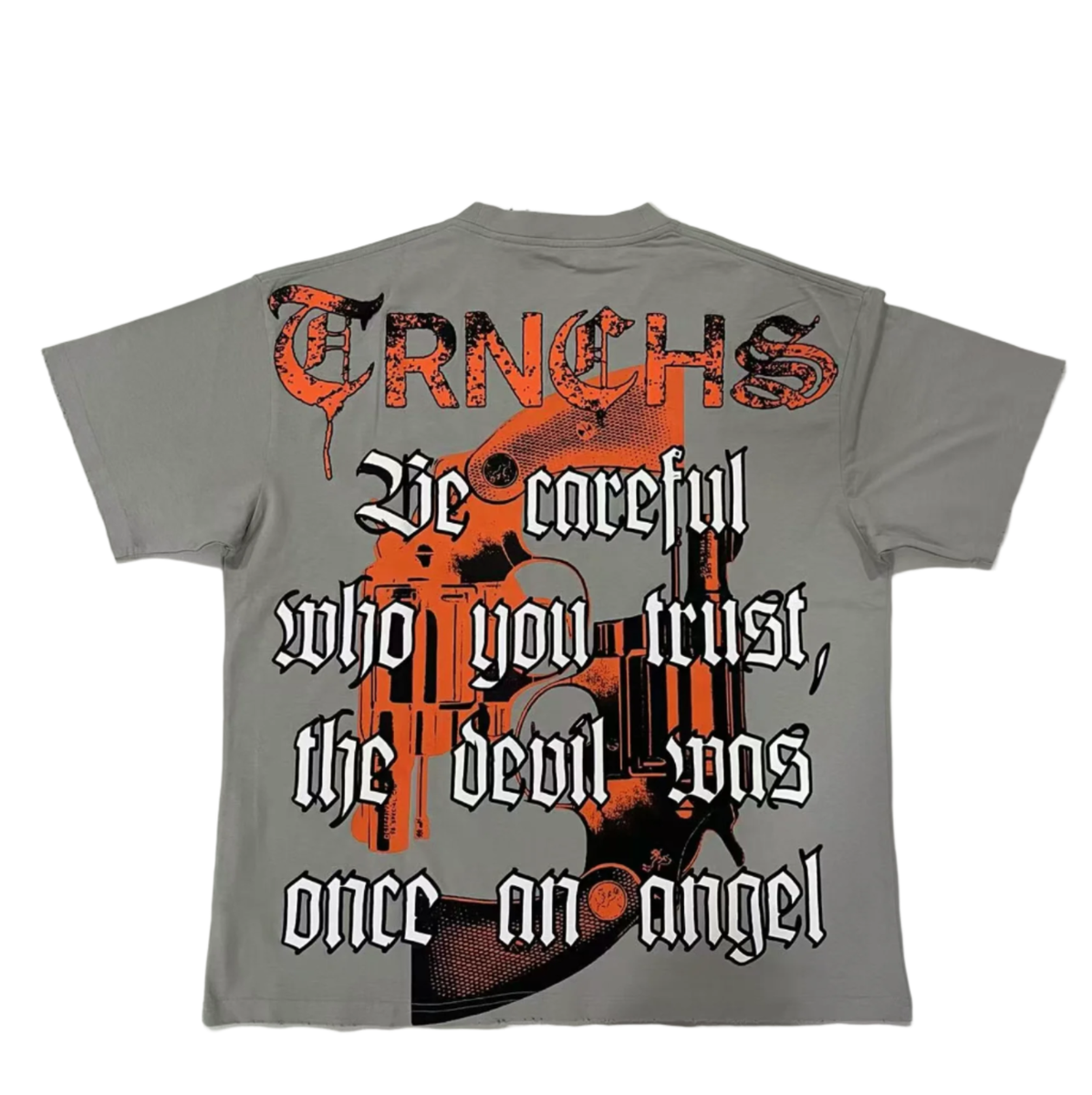 TRNCH - "GUNS" Grey Tee