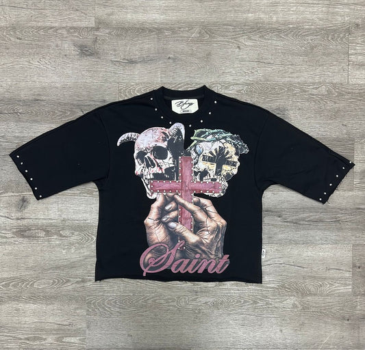 BKYS - "SAINT" F-TERRY CROPPED