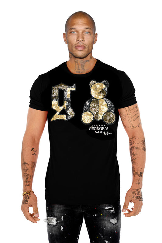 George V - Bear Rhinestone T-Shirt