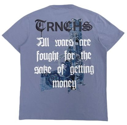 TRNCHS - "WAR MONEY" Vintage Blue Tee