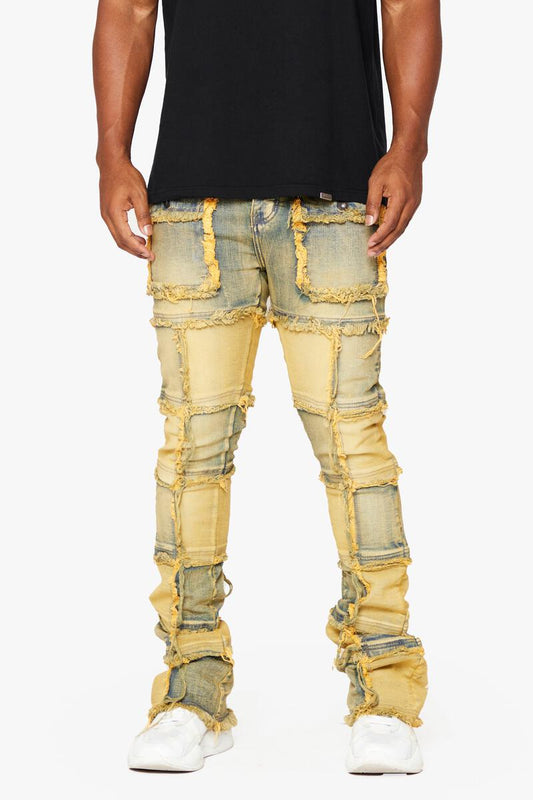 VALABASAS - "THREADS” STACKED FLARE JEAN