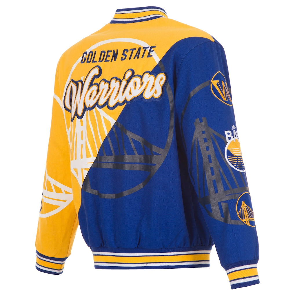 JH Design - Golden State Warriors Twill Jacket