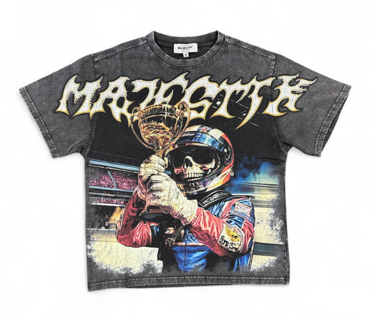 MAJESTIK - “Champion Racer” Cropped Tee