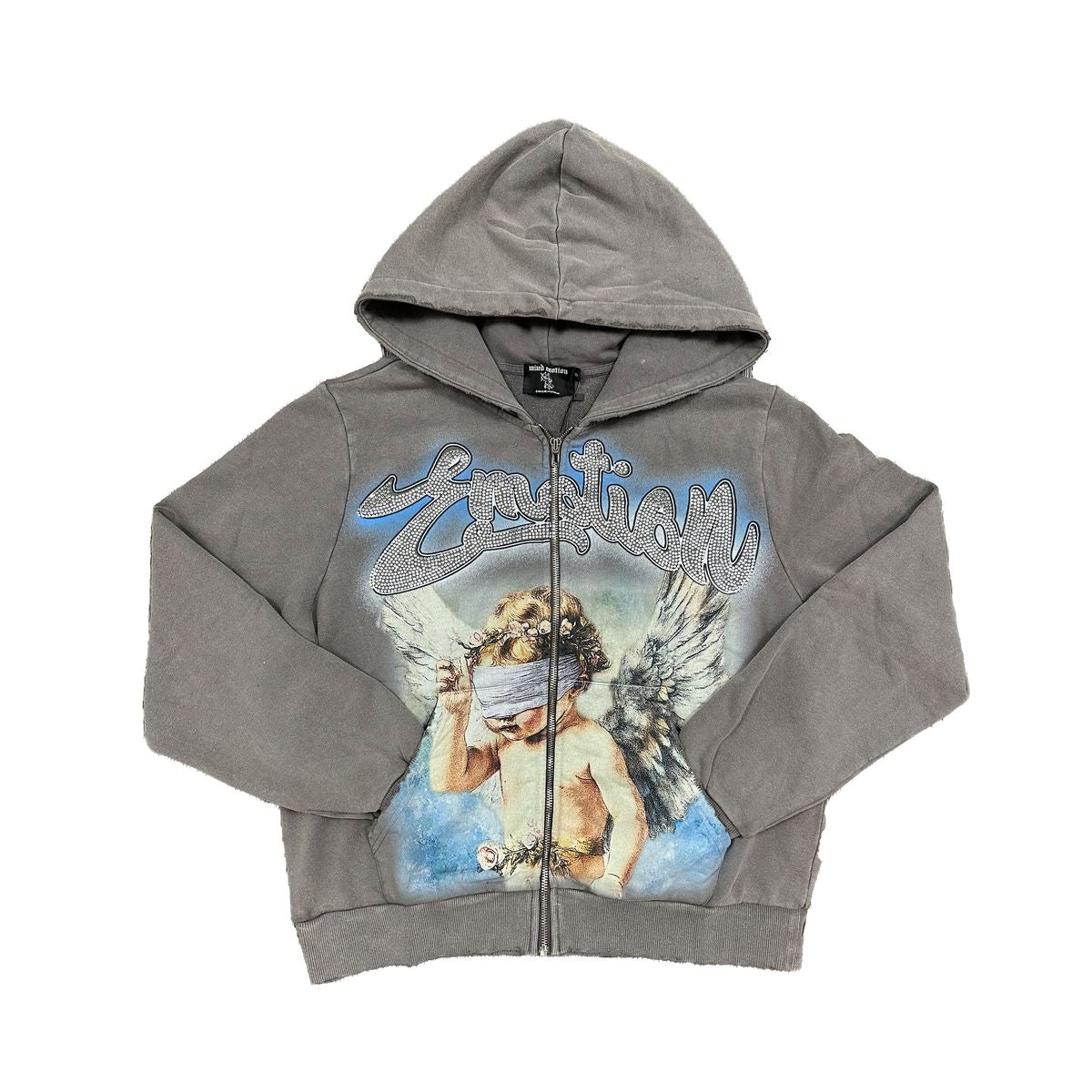 Mixed Emotion - "Angel" Rhinestone Hoodie