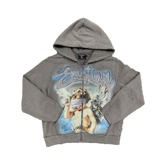Mixed Emotion - "Angel" Rhinestone Hoodie