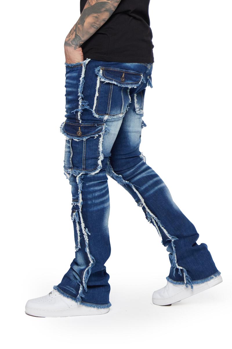 VALABASAS - "AERERINE" Stacked Flare Jean