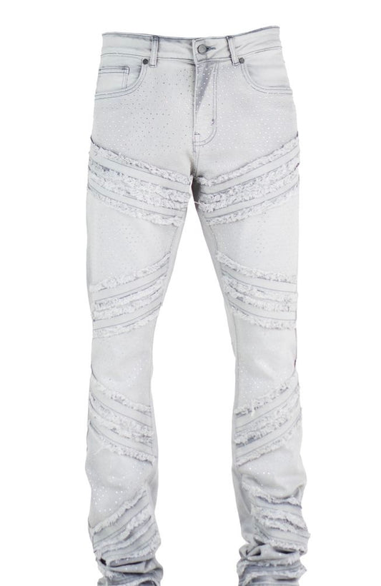Focus - Rhinestone Denim Jean