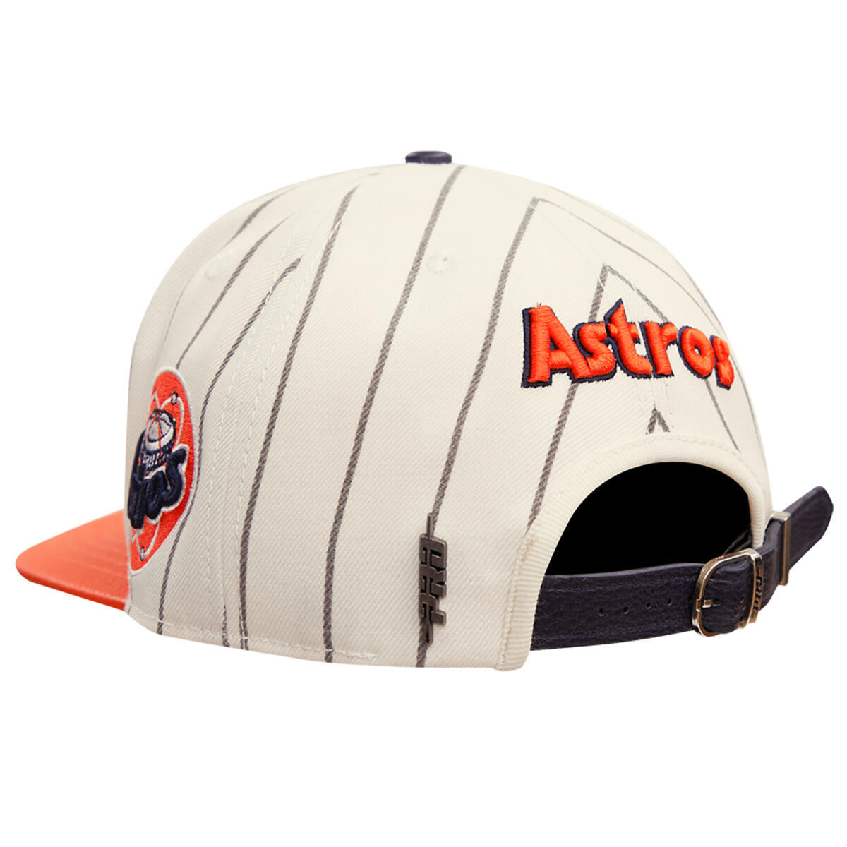 Pro Standard- HOUSTON ASTROS PINSTRIPE Leather Strapback Hat