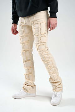 Taker - PREMIUM STRETCH STACK PANTS WITH MULTI PATCH