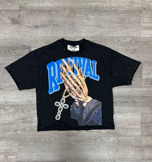 BKYS - "REVIVAL" F-TERRY CROPPED TEE
