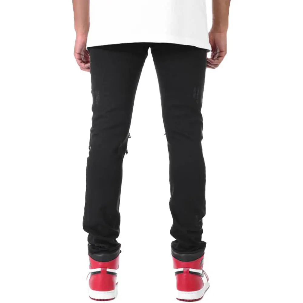KDNK - CONTRAST UNDER PATCHED JEANS SKINNY FIT