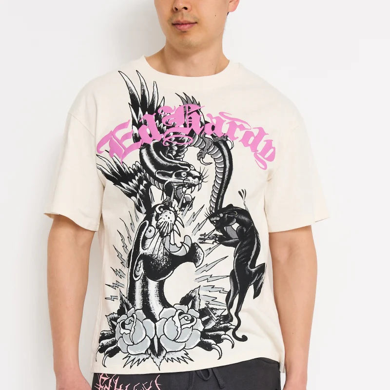 EDHARDY - PANTHERS BOXY TEE