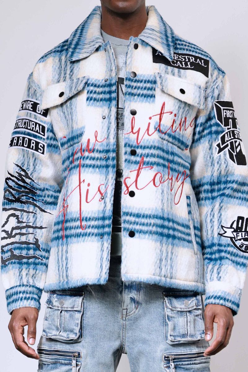First Row - “ANCESTRAL CALL” Flannel Jacket