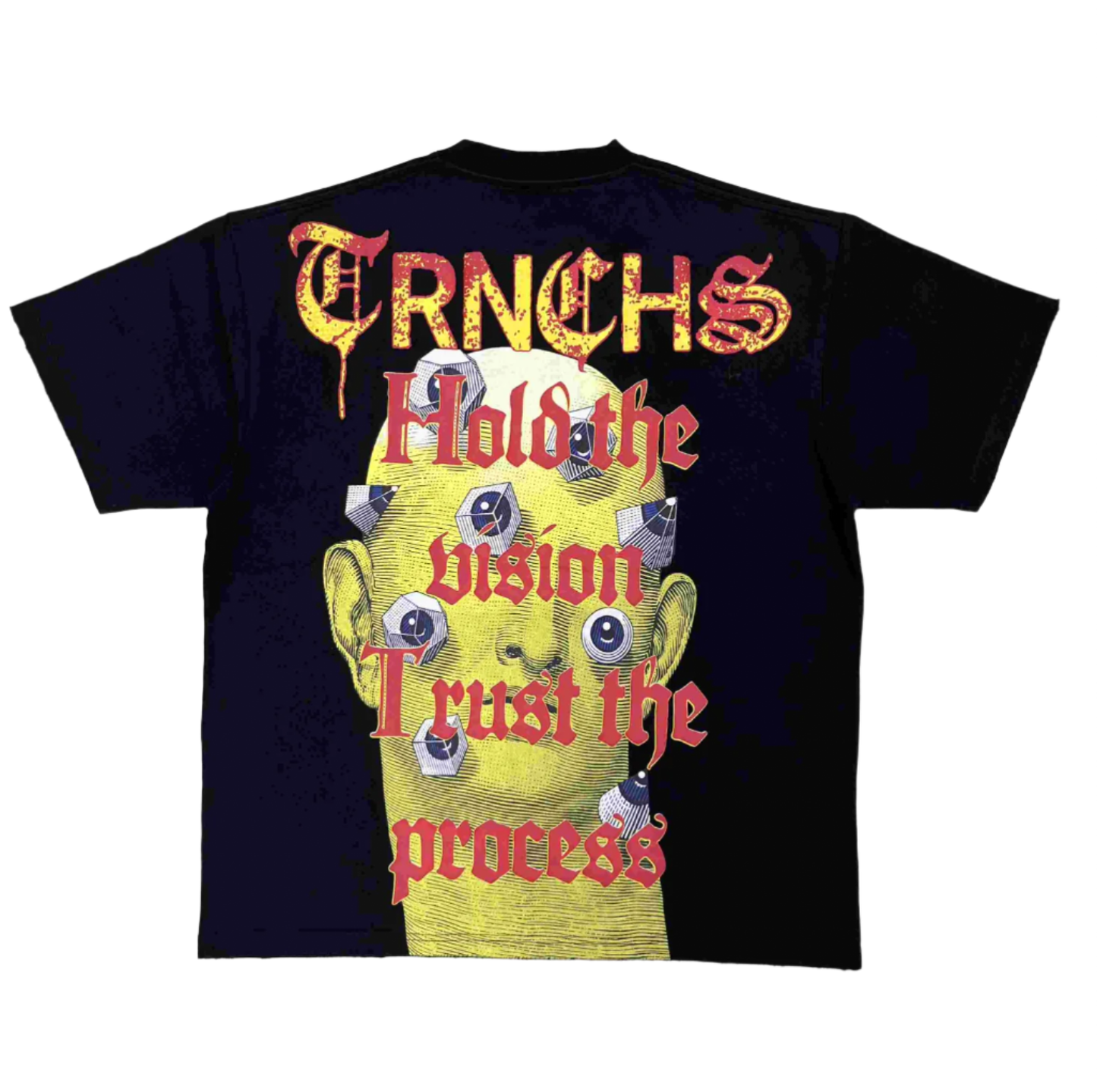 TRNCHS - "LAYERS OF VISION" Black Tee