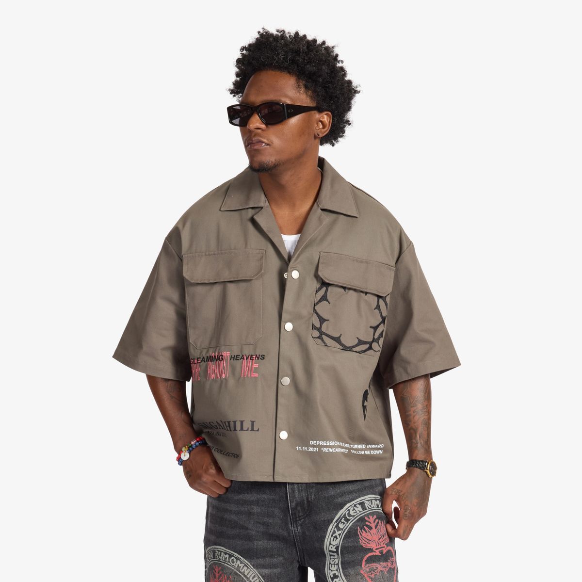 SUGAR HILL - "REINCARNATED" WORK SHIRT