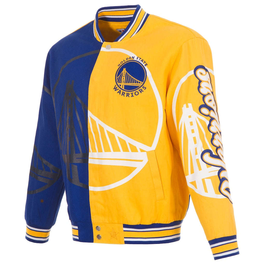 JH Design - Golden State Warriors Twill Jacket
