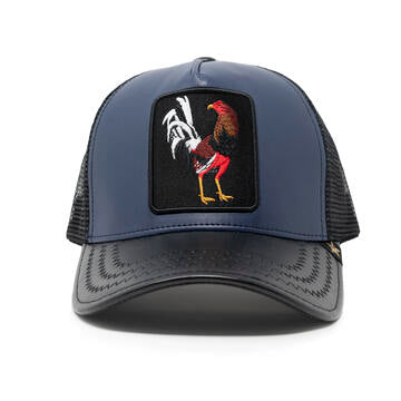 Gold Star - Rooster Leather Hat