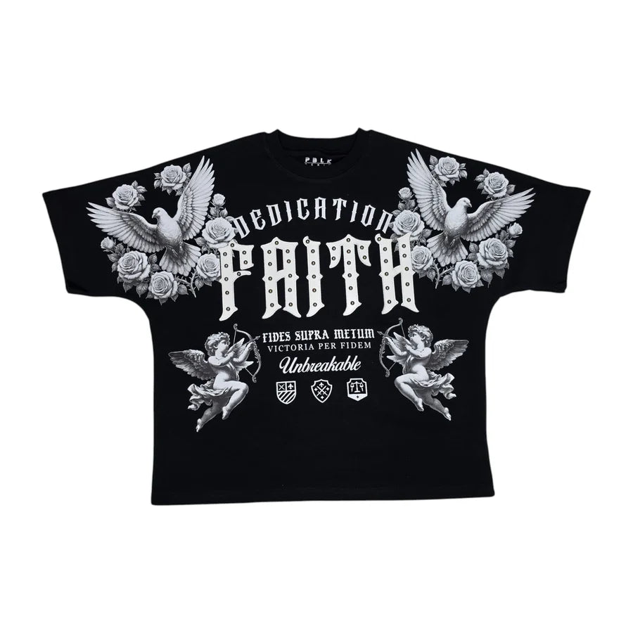 PBLK - FAITH, DOVE AND SKULL SHORT SET