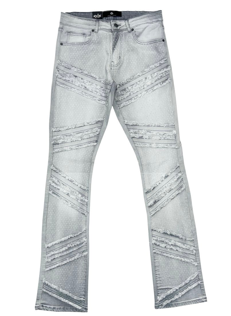 Focus - Rhinestone Denim Jean