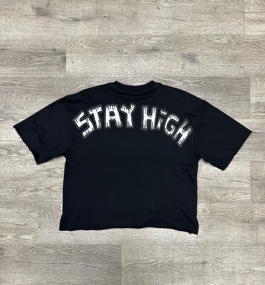 BKYS - "Stay High" F-Terry Cropped T-Shirt