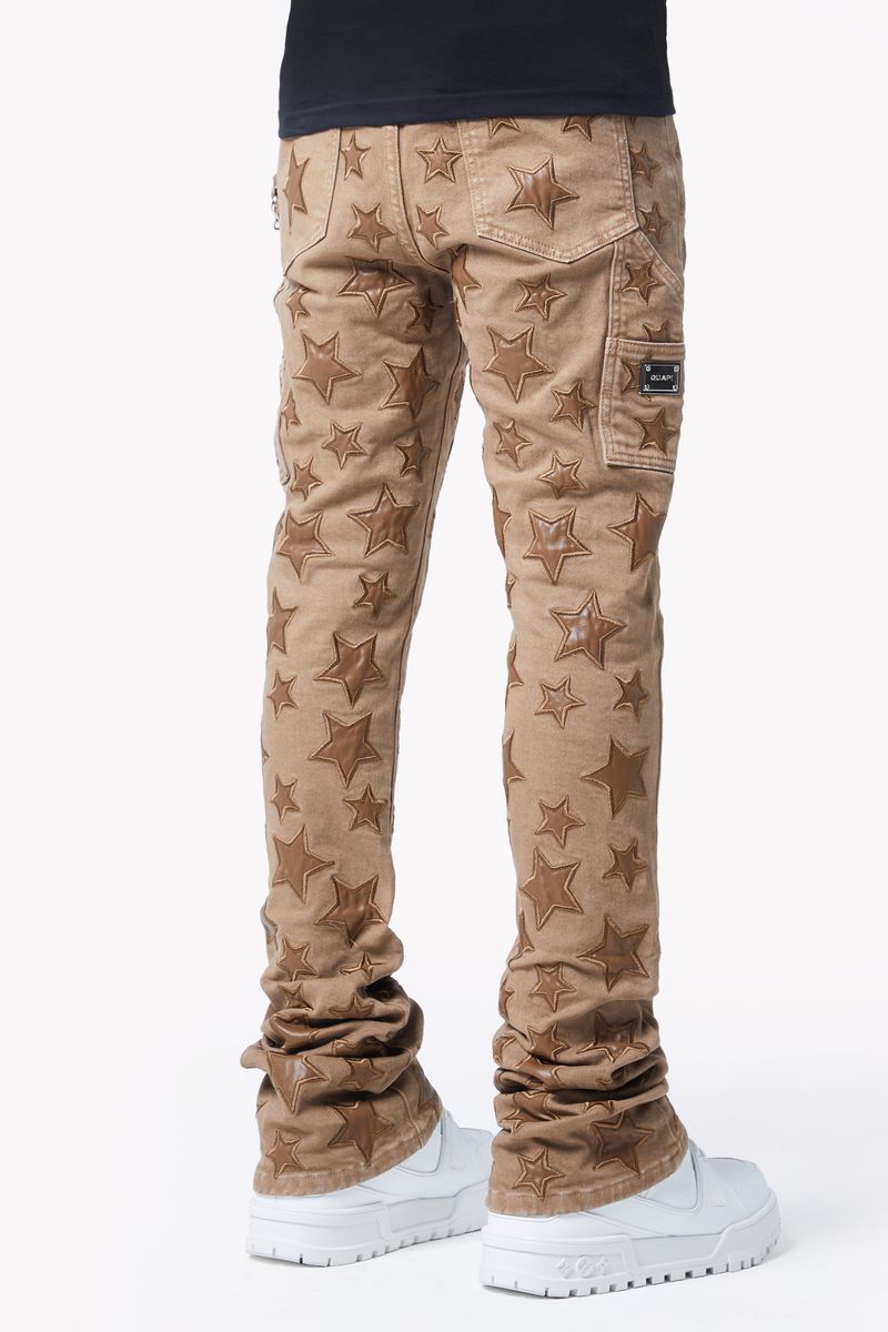 Guapi - Oak Brown Stars Denim Jean