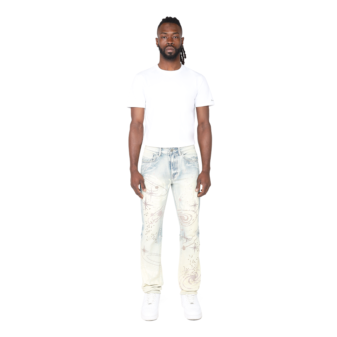 Smoke Rise - PEARL STUDDED FASHION JEANS