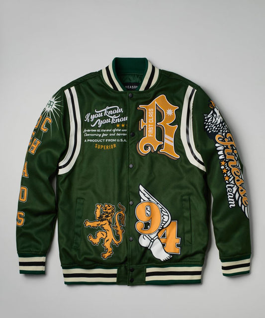 Reason - Dept of Chaos Varsity Jacket