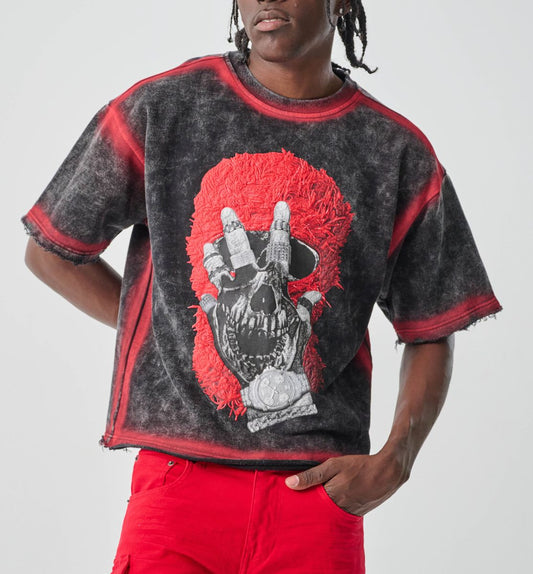 Taker - “Ski” Cropped Tee