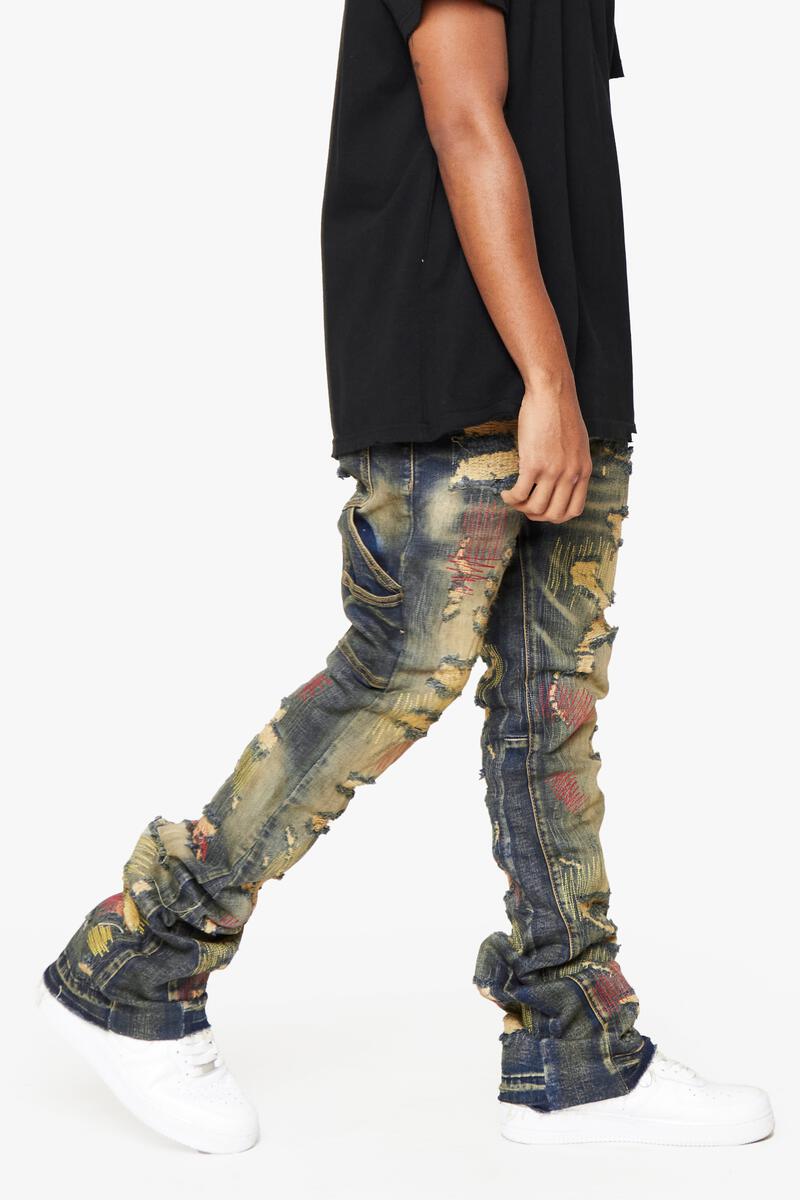 VALABASAS - "ZERO” STACKED FLARE JEAN