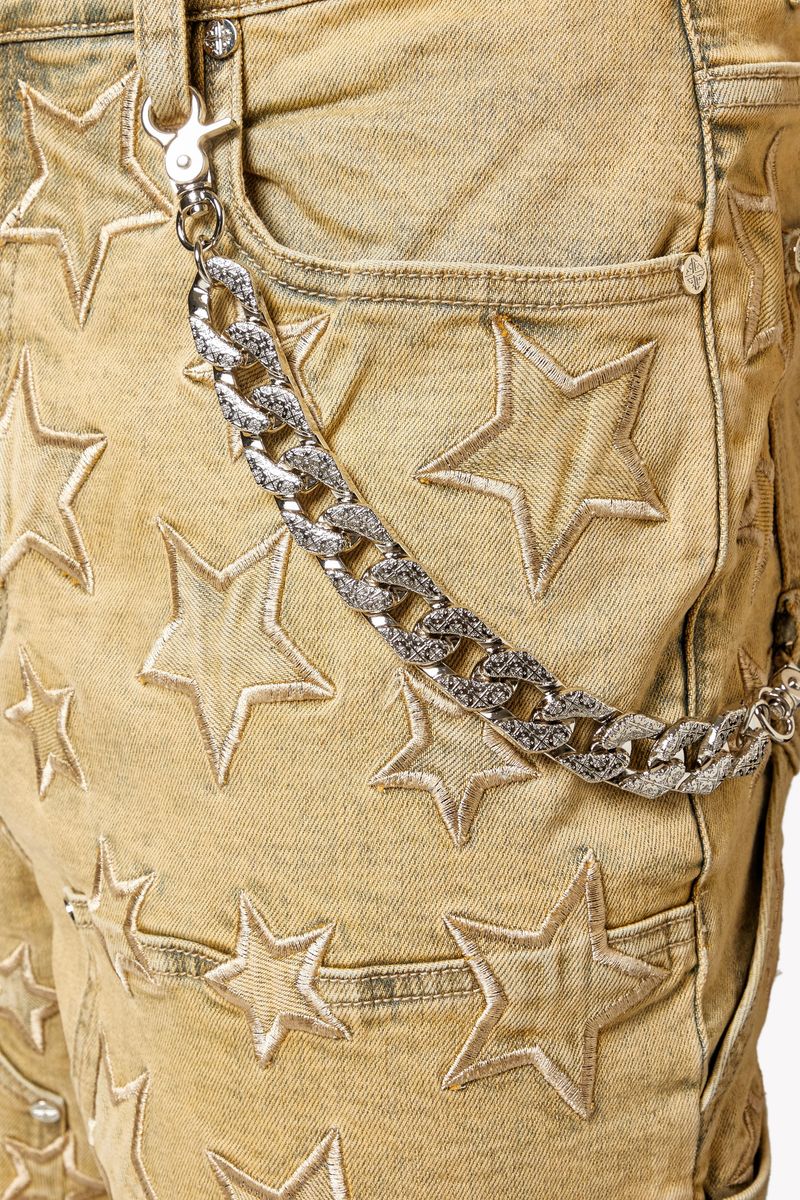 Guapi - Vintage Stars Denim Jean Shorts