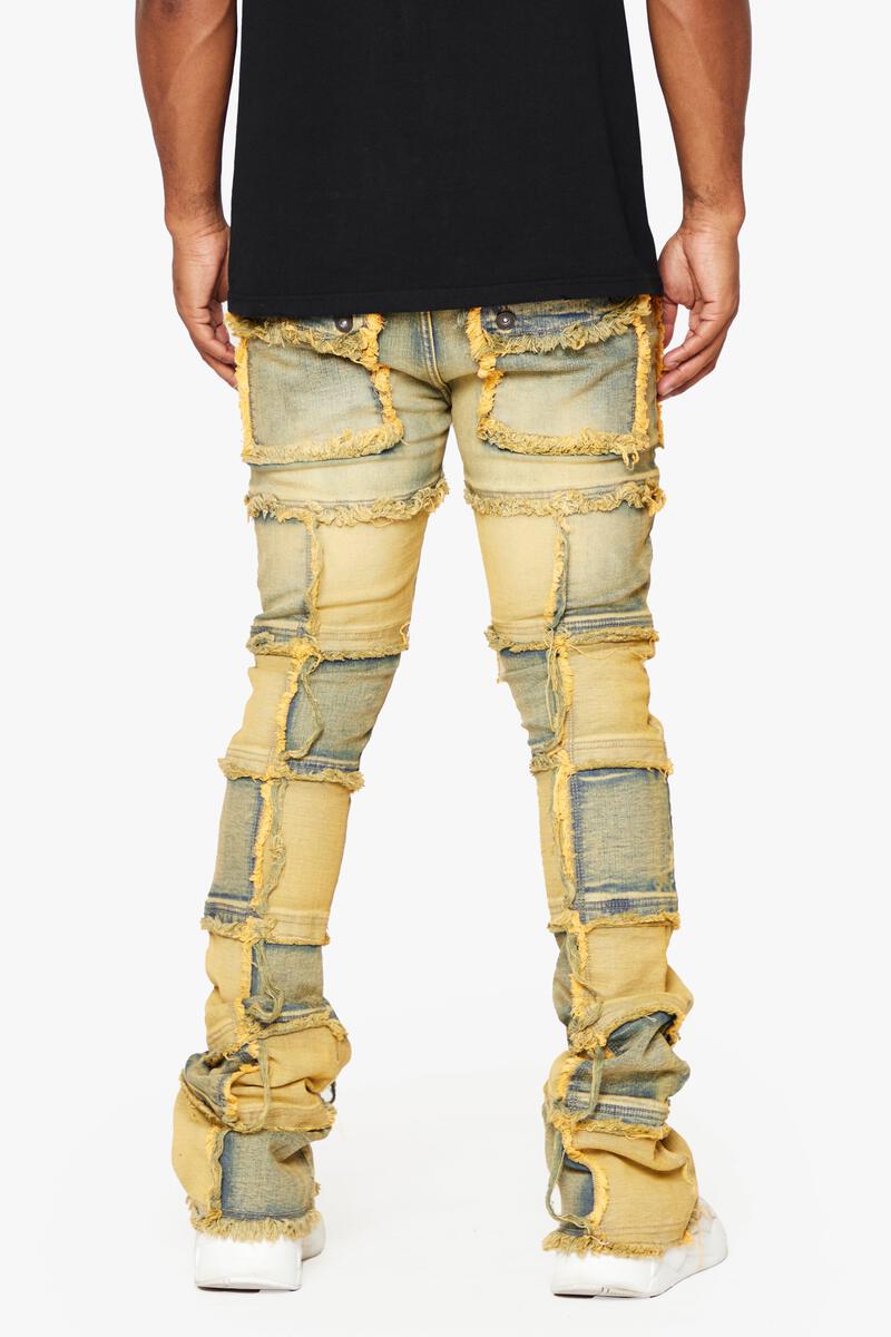 VALABASAS - "THREADS” STACKED FLARE JEAN