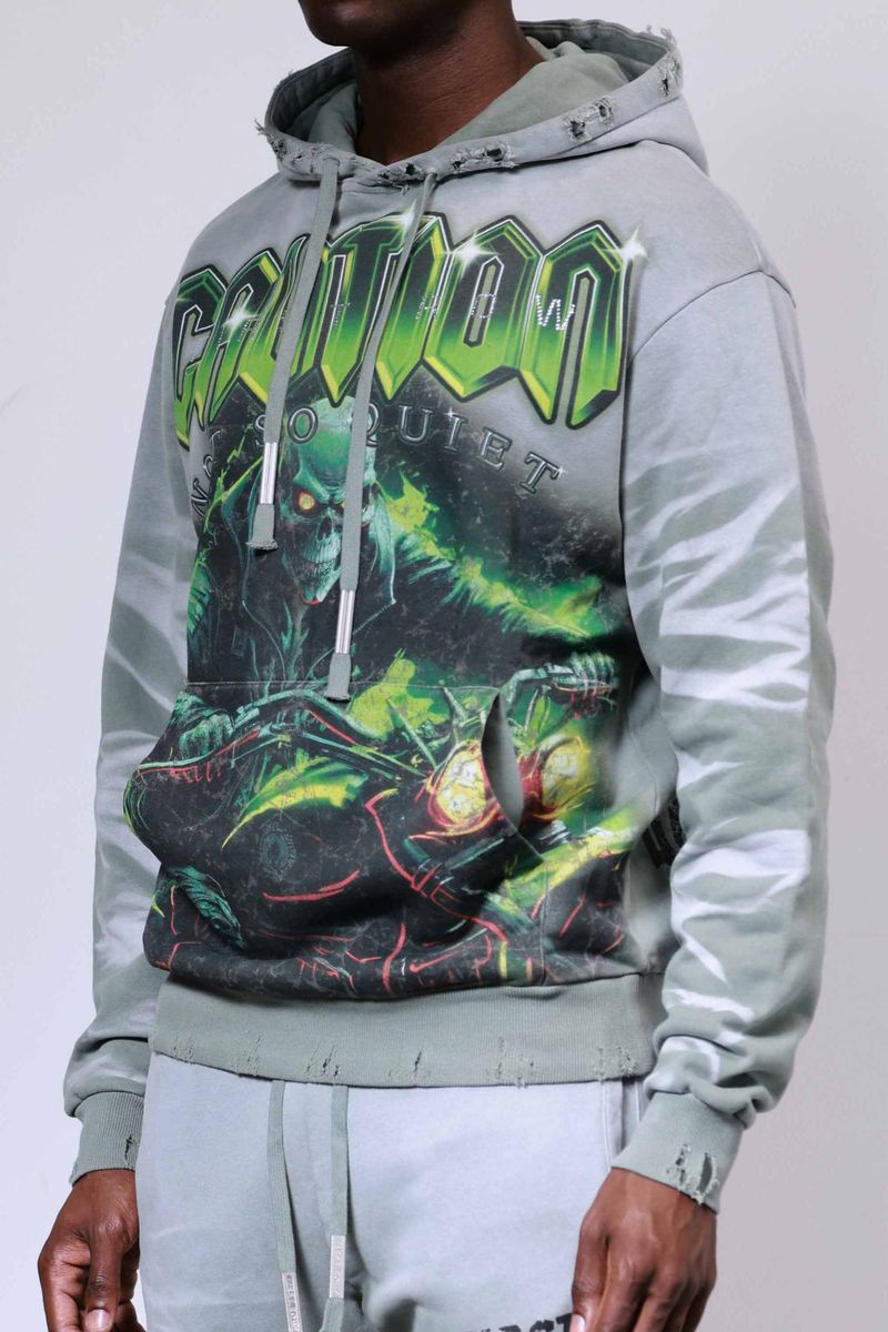 First Row - “CAUTION NOT SO QUIET GHOST RIDER” Hoodie