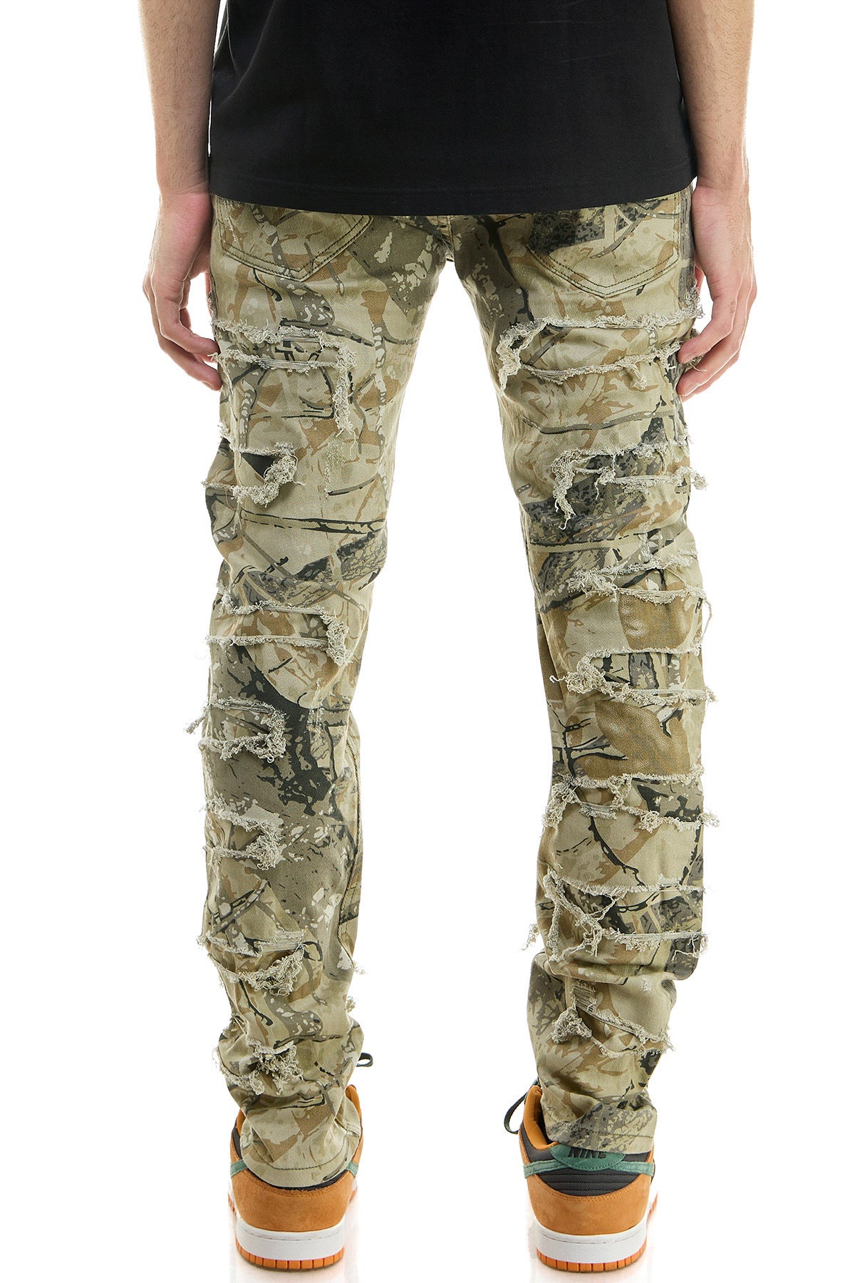 KDNK - Hunting Camo Patched Jeans