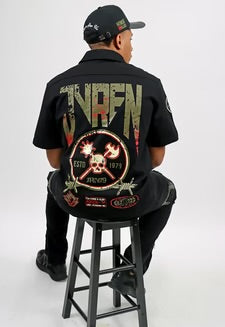 JUREN - HONOR & GLORY BUTTON UP