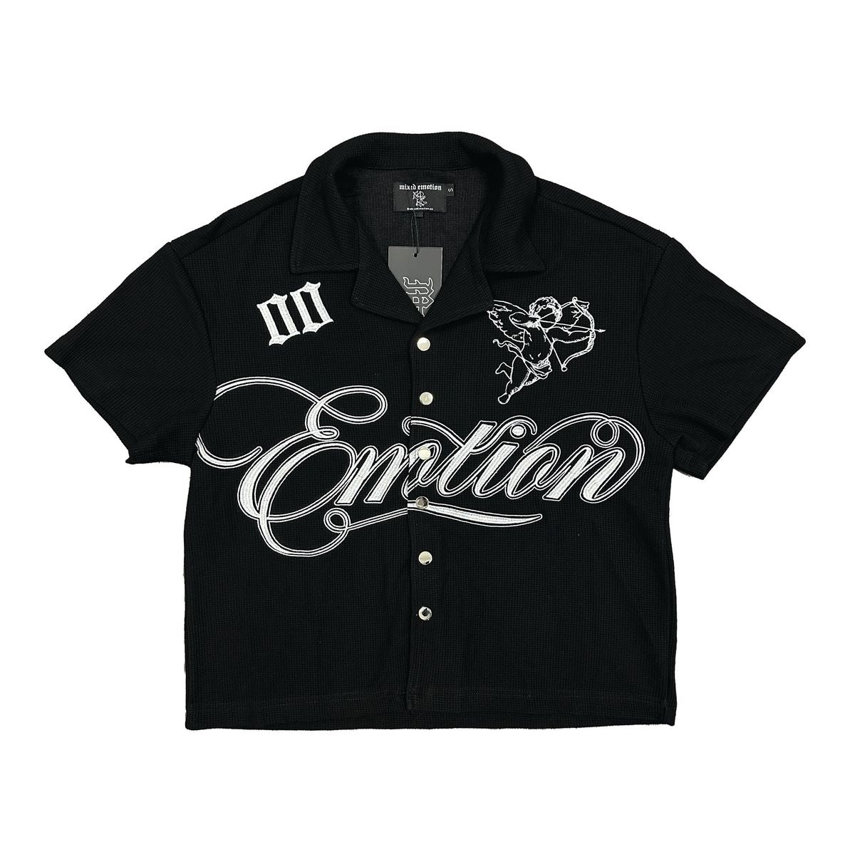 Mixed Emotion - Black Signature Short Set