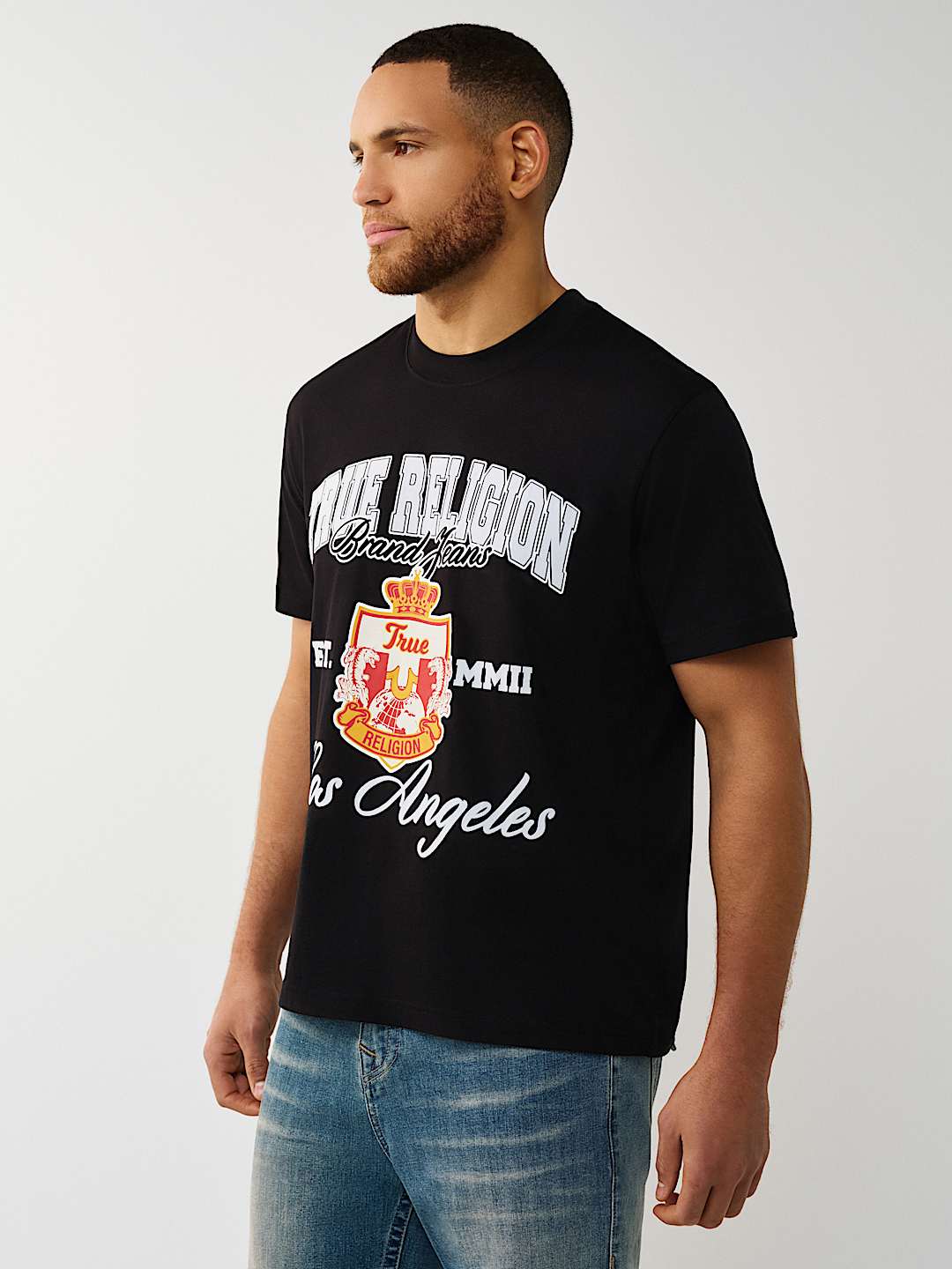 TRUE RELIGION - Elite Crest Logo Tee