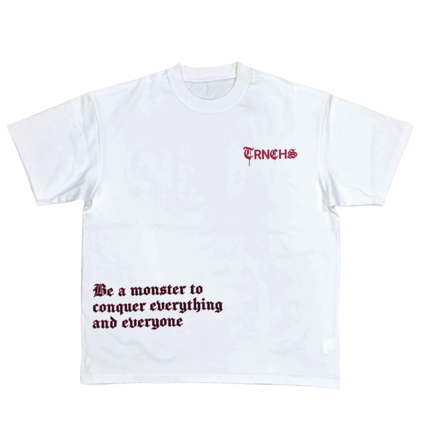 TRNCHS - "CONQUER" White Tee
