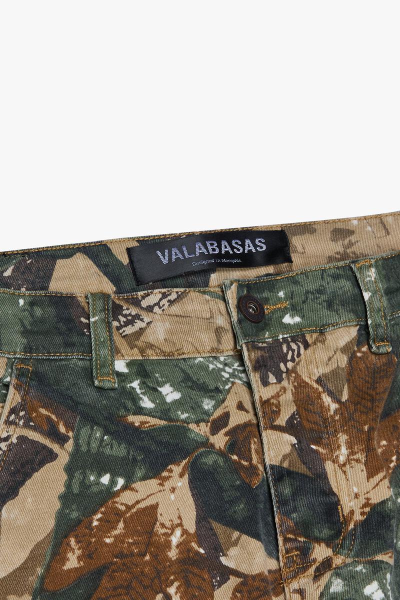 VALABASAS - "COMMANDER" STACKED FLARE JEAN