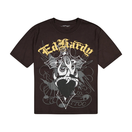 EDHARDY - CROSS BOXY TEE