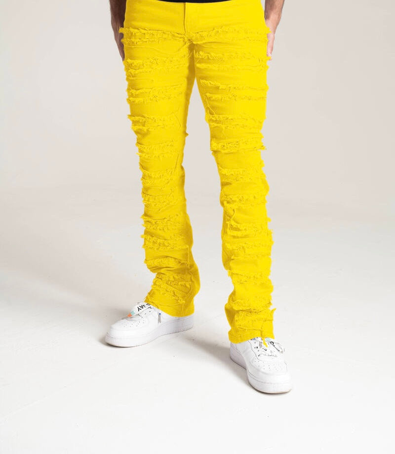 Taker - PREMIUM STRETCH STACK PANTS WITH MULTI PATCH